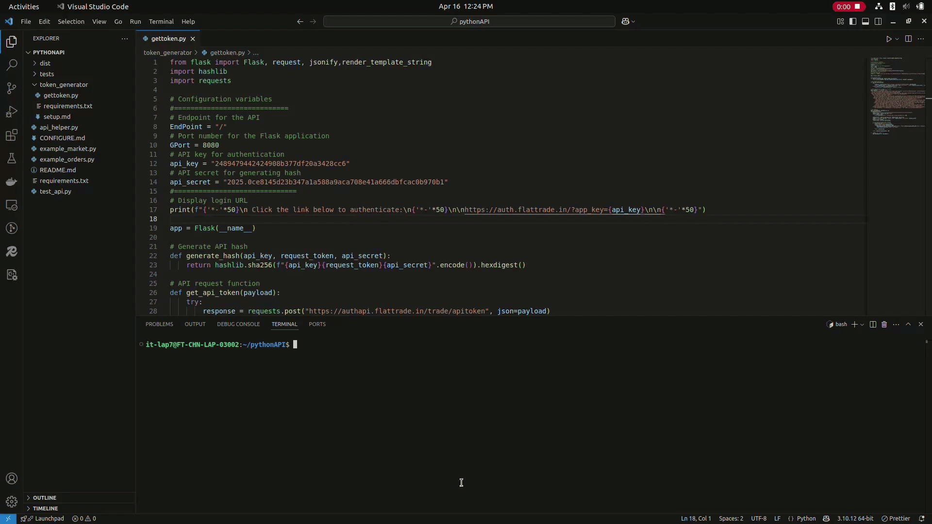 Setup Virtual Env